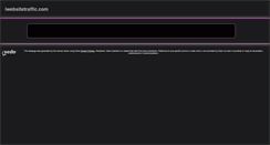 Desktop Screenshot of iwebsitetraffic.com